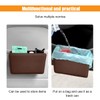 GLSOWEE Car Trash Can, Auto Leather Trash Bin Garbage Organizer