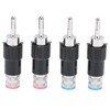 Preffair Banana Plugs HIFI Banana Speaker Plug Connectors for 10mm