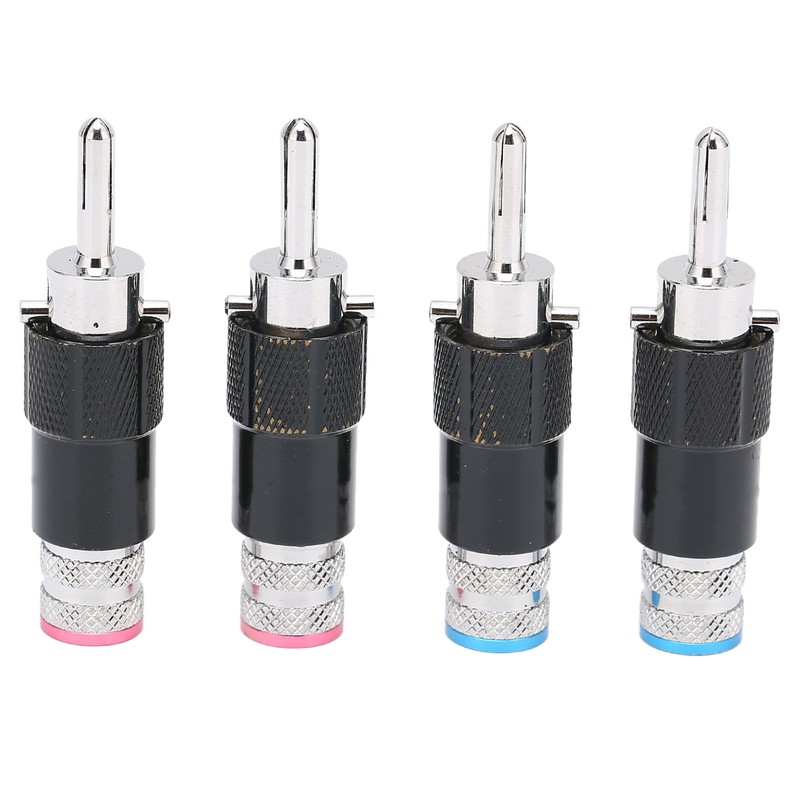 Preffair Banana Plugs HIFI Banana Speaker Plug Connectors for 10mm