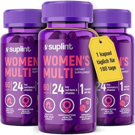 Multivitamin Capsules High Dose for Women - A-Z Complex with Vitamin B6, Iron, Zinc & Vitex - 60 Vegan Capsules - Premium Multivitamin - All in One Vitamins for Women (3)
