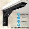 RedCall 24inch Floating Shelf Bracket,Garage Heavy Duty Folding Shelf Brackets,Wall
