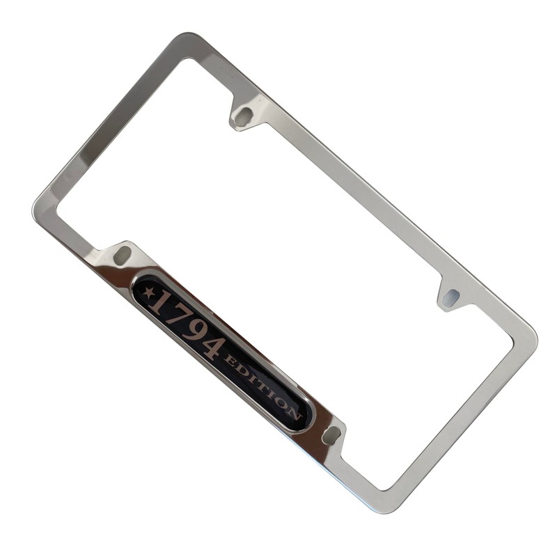 Silver License Plate Frame Cover Holder 1794 Edition for Tundra
