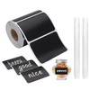 Chalkboard Labels-150pcs Waterproof Reusable Blackboard Stickers with 2 Liquid Chalk