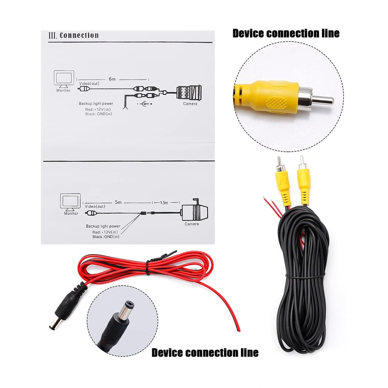 License Plate Backup Camera, Night Vision Rear View Camera with