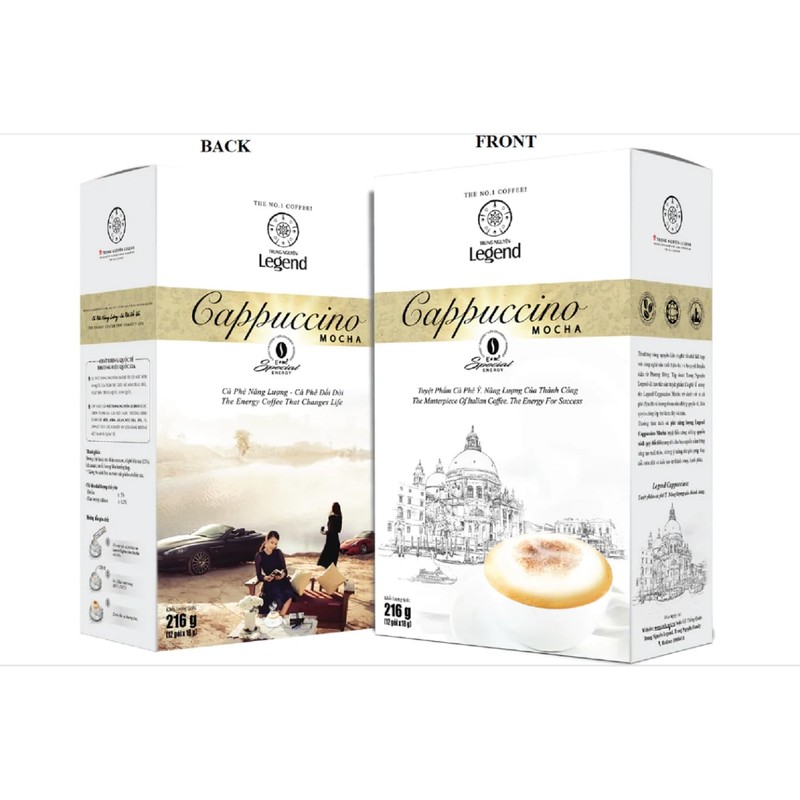 1 Pack - Instant Coffee Cappuccino Mocha Flavor - Cappuccino