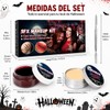 Sangre Falsa y Cera para Cicatrices, Kit de Maquillaje para