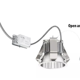 Lithonia Lighting Gotham Architectural Downlighting LDN8RV 27/20 MVOLT GZ10 HSG 8 inch LED Housing