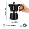 Mongdio Mongdio Stovetop Espresso Maker Moka Pot, Cuban Coffee Maker