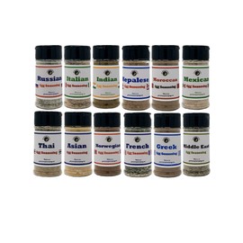 Premium | ULTIMATE Egg Lovers' EGG SEASONING | Variety or Gift 12 Pack | Crafted in Small Batches with Farm Fresh Herbs for Premium Flavor and Zest