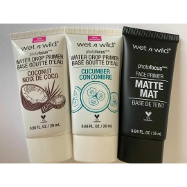 Wet n Wild Photofocus Photo Focus Face Primer - Mad About Cucumber (Water Drop)