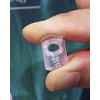 Tupalizy 21x11mm Clear Plastic Cord Locks Spring Stoppers Slider Clips