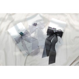 LASOIE Organza Ribbon Gift Wrapping Tool Tulle Fabric Cellophane Wrap for Gift Baskets Gift Ribbon Decorative Ribbon for Weddings Ribbon for Wedding Ribbon for Invitations White 38mm 1 1/2"