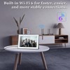 FancyAug Small Smart tv，Portable TV with Touchscreen LCD Monitor，Built in