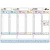 BullTek - A4 Multilingual Weekly Planner | 50 Sheets with