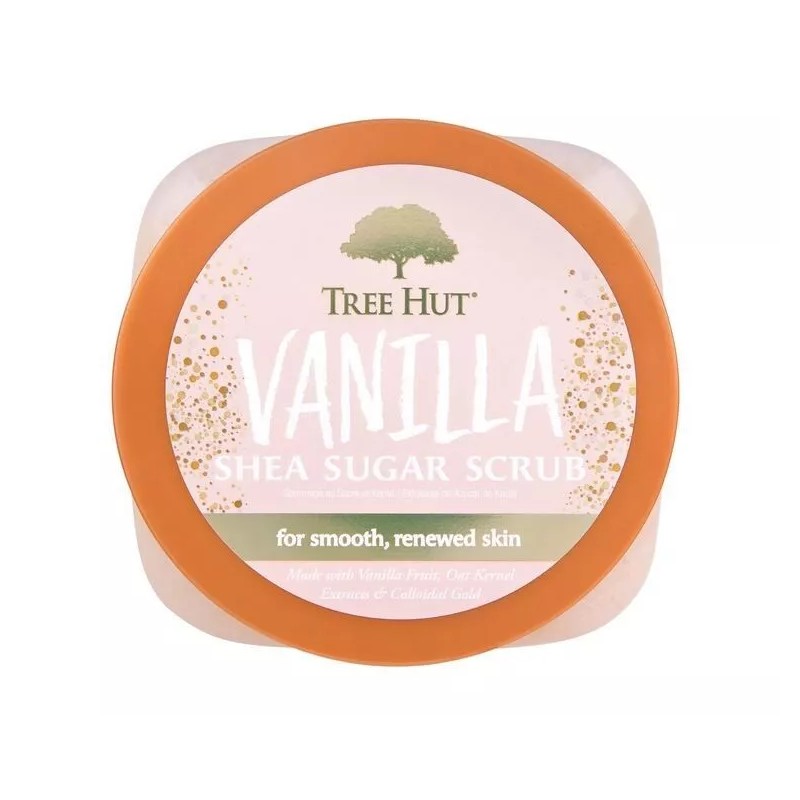 Tree Hut Vanilla Shea Sugar Exfoliating & Hydrating Body Scrub,
