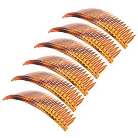 VICASKY 6pcs Plastic Hair Side Combs for Women Hairdressing Accessories Fine Tooth Comb Clips for Wedding and Birthday Styling for All Hair Types