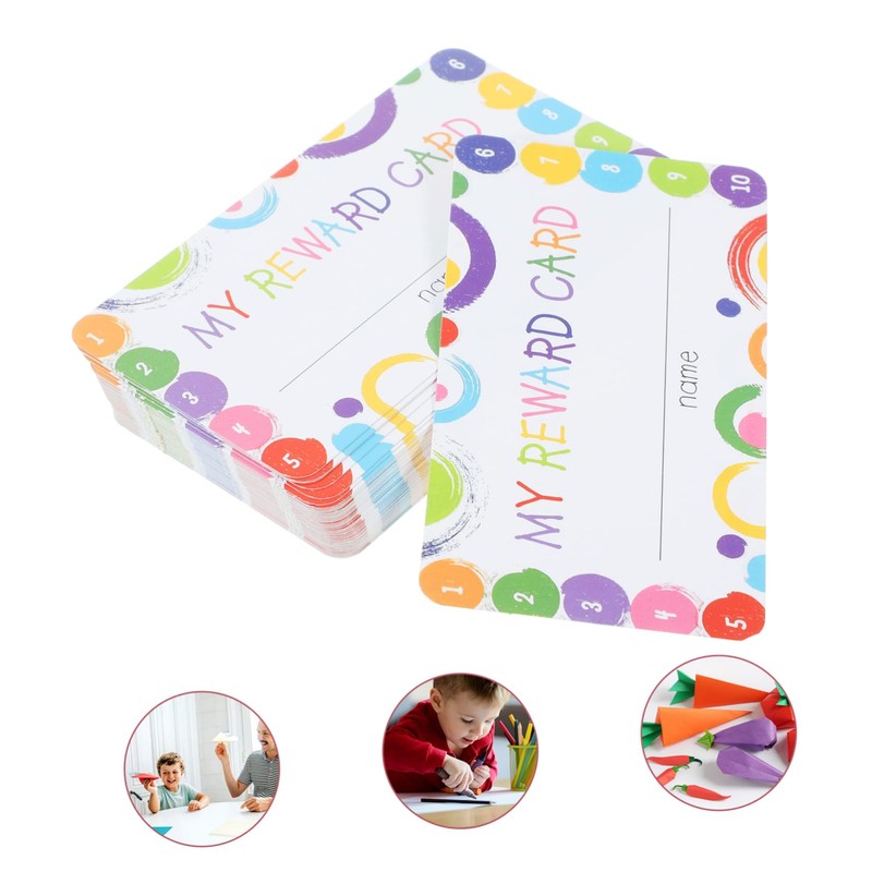 Ciieeo Multifunctional Punch Cards 100 Sheets Paper Punch Cards for