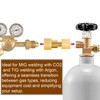 Tsinghwang 2 Pack Brass CGA-320 to CGA-580 Tank Adapter, Welding