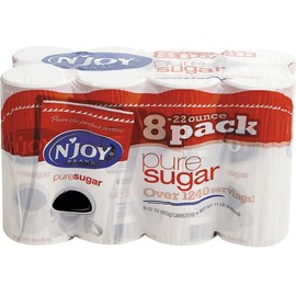 N'Joy Pure Cane Sugar - 8 / 22 oz. canisters (2 Pack)