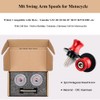 2pcs M6*1.5 Motorcycle Swingarm Sliders Spools 6mm CNC Swing Arm