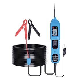 HUAREW Circuit Probe Kit,6-24V Circuit Tester with LED Indicator,Car Electrical Tester Polarity Continuity Tester, Voltage Tester Probe Automotive Electrical System Tools(Blue)