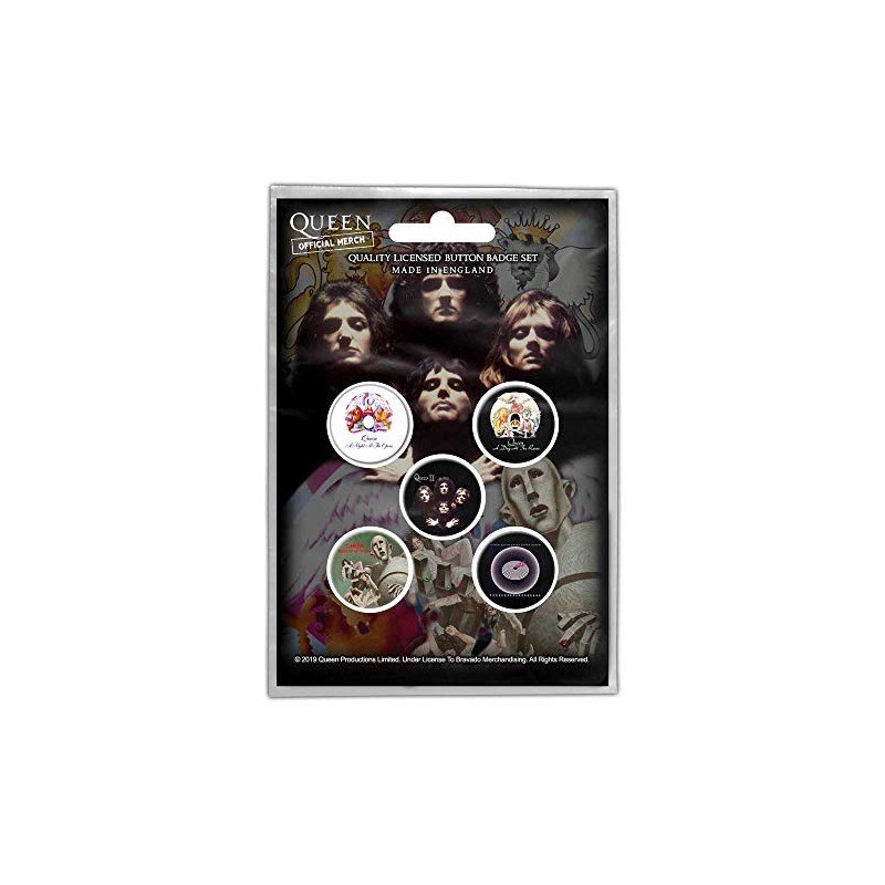 Queen Button Set / Badges Set # 7 Bohemian Rhapsody