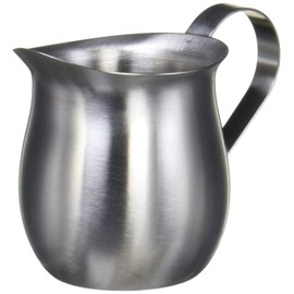 CASUAL PRODUCT Aoyoshi Milk Pitcher, Matte Silver, 5.3 fl oz (160 ml), Pelican Shape, Milk Jug, Dishwasher Safe, Coffee, Cream