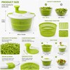 Manual Salad Spinner for Washing & Drying Vegetables – Large