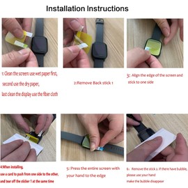 Blueshaweu Screen Protector Compatible with Vasco Translator V4 Voice Translator, HD Clear Flexible TPU Screen Protector [Pack of 6] for Vasco Translator V4 Voice Translator (Transparent)