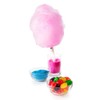 Nostalgia Cotton Candy Rainbow LED Party Glow Cones (Set of