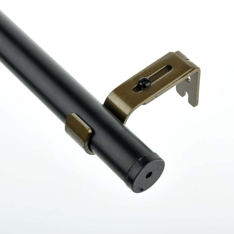 Cosmos Pack of 2 Adjustable Curtain Rod Holder Wall Mount