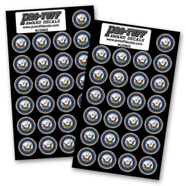 Pro-Tuff Decals Military Tribute Decal Set (50 Decals) (Navy Traditional)