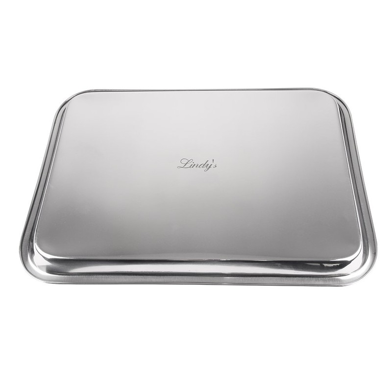 Lindy's 8W20 heavy baking sheet, 12.25" x 16.75", silver