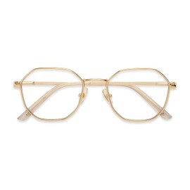 Foster Grant womens Styles for Y.o.u. Cerritos Glasses Reading Glasses, Gold, 51mm US