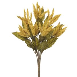 SilksAreForever 21" Artificial Astilbe Flower Bush -Yellow (Pack of 12)