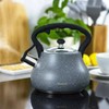 Marble Whistling Kettle Grey Gas Cooker Induction All Stove Types