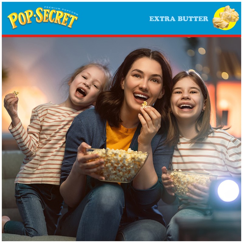 Pop Secret Microwave Popcorn, Extra Butter Flavor, 3.2 Oz Sharing