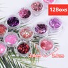12 Boxes Nail Art Sequins, Nail Glitter Sequins, Star Sequins,