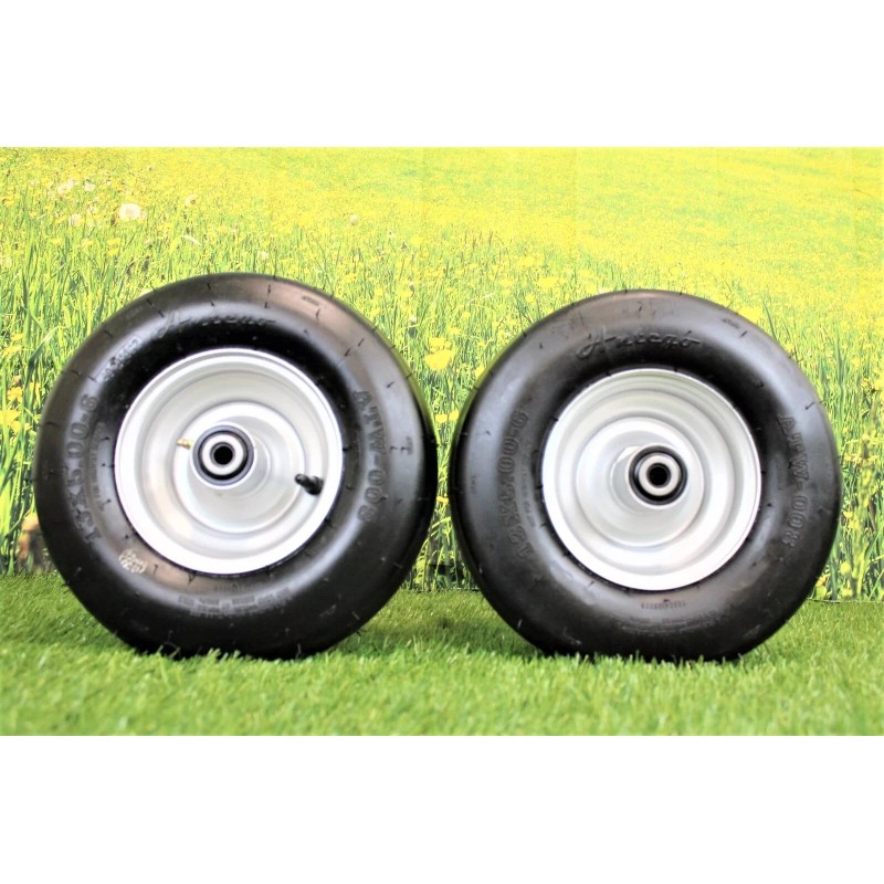 For Hustler (Set of 2) Hustler 13x5.00-6 Pneumatic assemblies. Fits