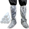 [Mokasali] 使い捨て 靴カバー レインシューズカバー 12枚/6足入 靴カバー ロング 防水 極厚 携帯便利