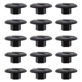 50x Plastic Unthreaded Nylon Nut Clips 4mm hole large 24mm