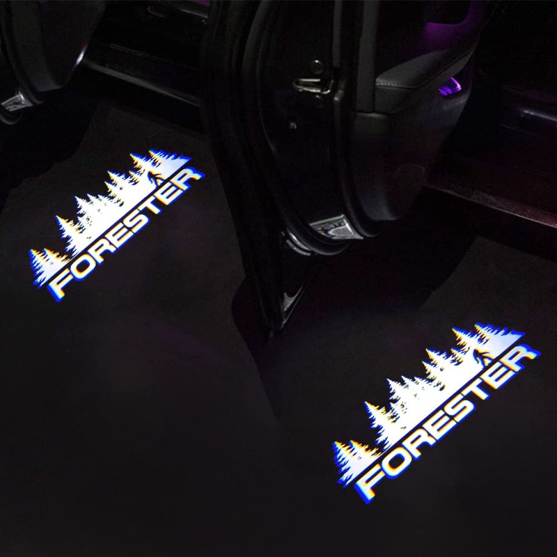 2 pcs Non-Fading LED Car Door Logo Lights Courtesy Projector