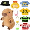 AKASENKO Juguete de Peluche de Capibara,kapibara muñeco Guppy Hamster Peluche,Lindo