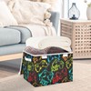 Sletend Gaming Gamepad Pattern Lidded Home Storage Bins, Foldable Oxford