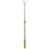 Zerodeko Retractable Clothes Drying Rod, Adjustable Wardrobe Hook Rod, Metal