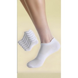 Women's 6-Pack Low-Cut Athletic Socks for Running & Sports - No-Show Design with Tab for Extra Comfort & Support