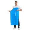Nanxson Unisex Bib Apron TPU Waterproof Odourless Lightweight Work Apron