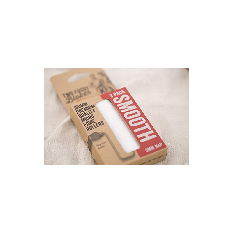 Two Fussy Blokes Superior-Quality 4" Microfibre Roller Sleeves 5mm Nap