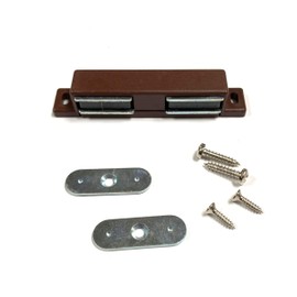 Double Magnetic Catch in Brown - 10 Pack