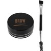 Gel negro para cejas resistente al agua con cepillo -